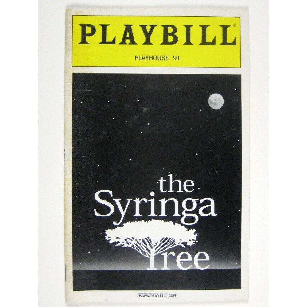 Syringa Tree Playbill January 2002 Kate Blumberg Pamela Gien Playhouse 91